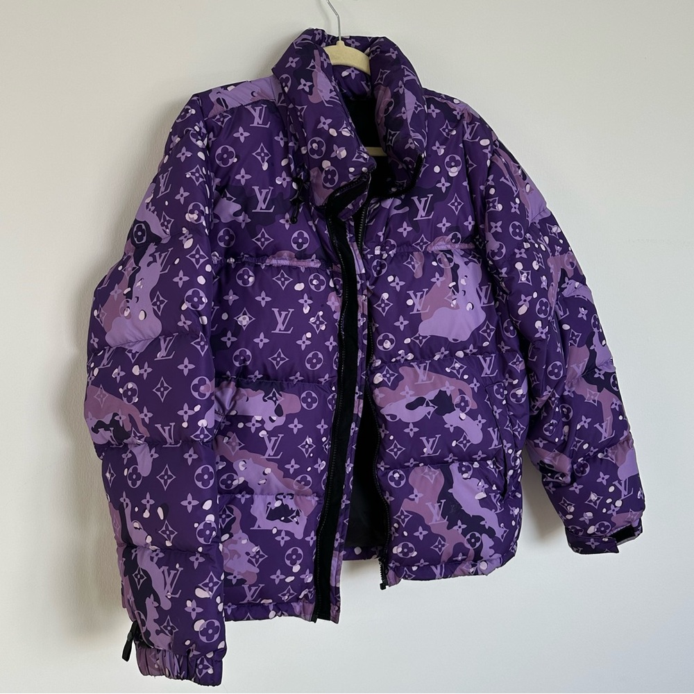Bravest Studios Purple Camo Puffer NWOT - Picture 2 of 9